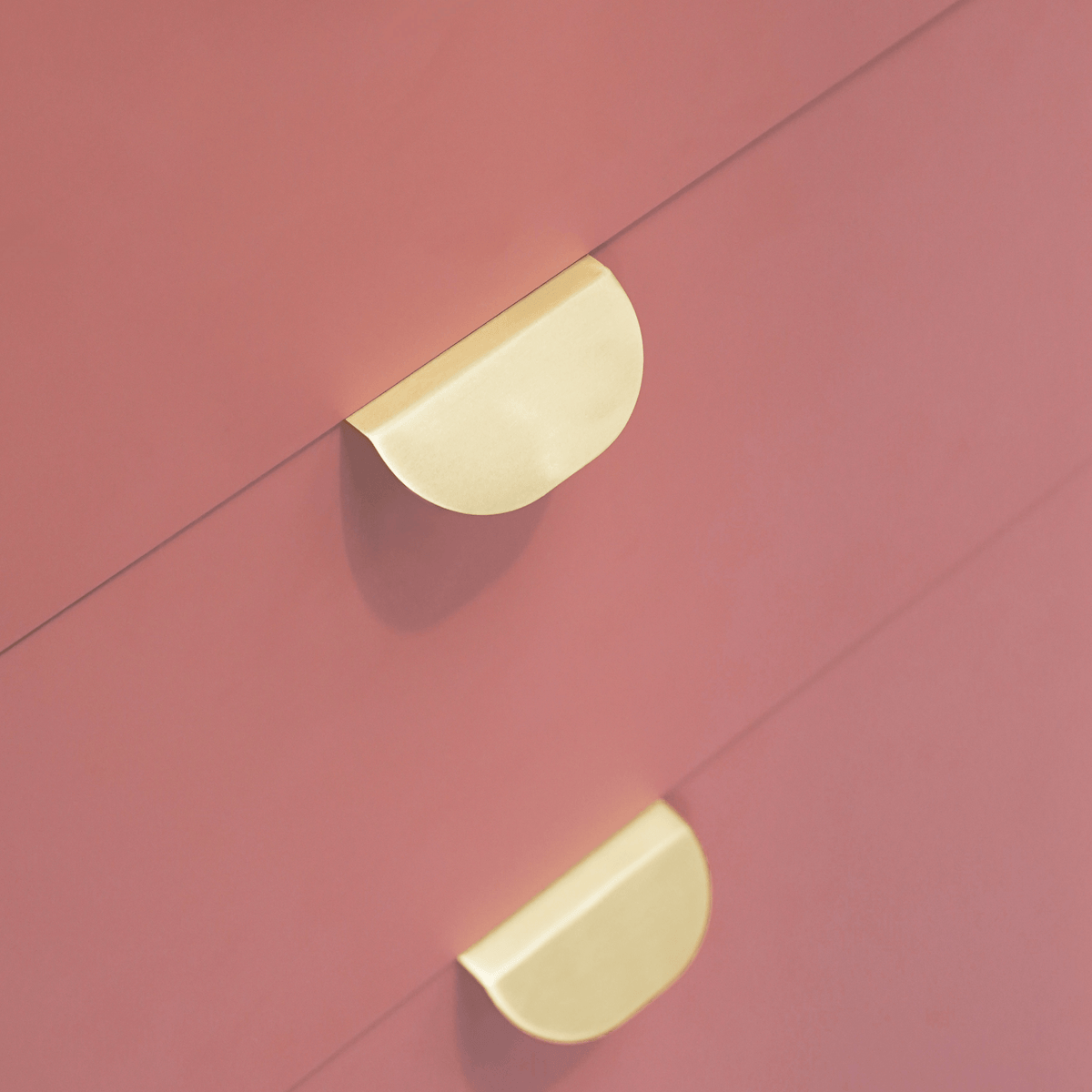 Brass Lip Edge Fold Pull Short Edge Pulls Plank