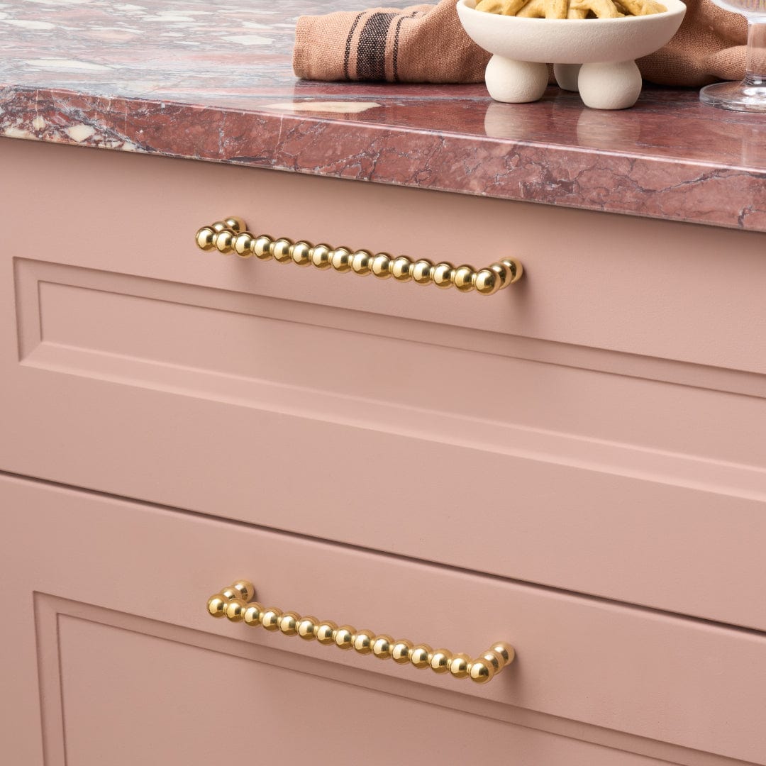 BOBBIN Rounded D Bar | Unlacquered Brass Pull Plank Hardware BOBBIN Rounded D Bar | Unlacquered Brass Pull Plank Hardware