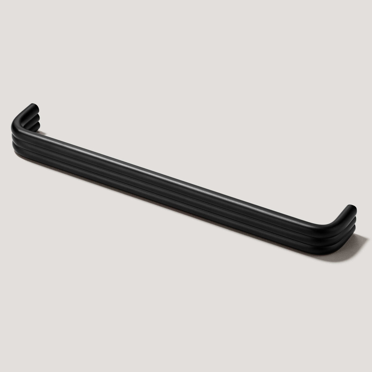 Tubular Door Handles | Reeded Handle – Plank Door Black Hardware