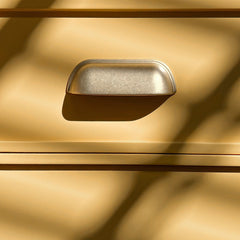 Plank Hardware ALBANY Traditional Cup Pull - Aged Brass