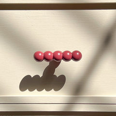 Plank Hardware BOBBIN Single T Pull - Burgundy