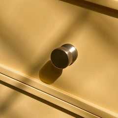 Plank Hardware FELIX Round Cabinet Knob - Antique Brass