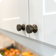 Plank Hardware felix round cabinet knob antique brass 43847204536599