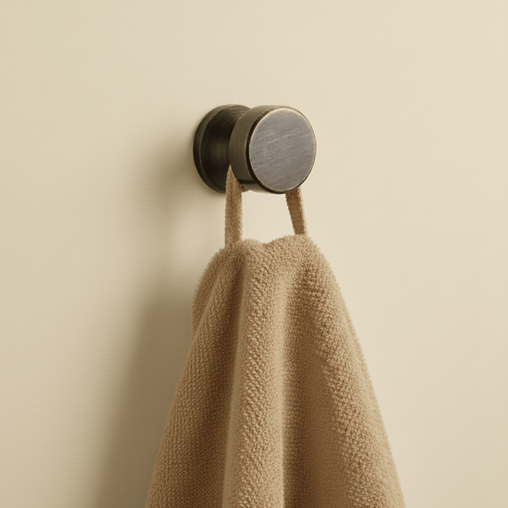 Antique Brass Round Wall Hook | Aged Brass Wall Hooks – Plank Hardware