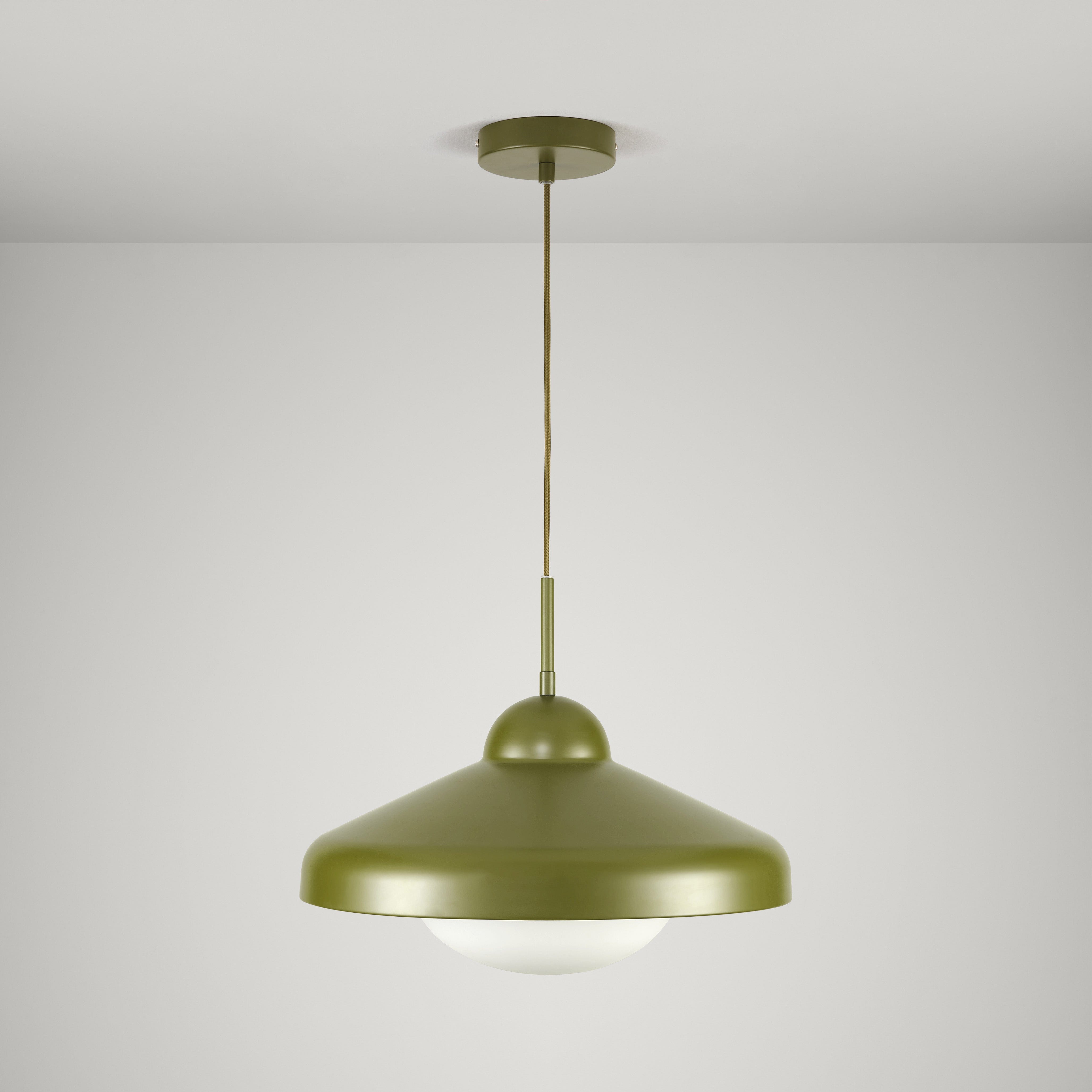 Plank Hardware freya pendant ceiling light khaki green 45872153329943