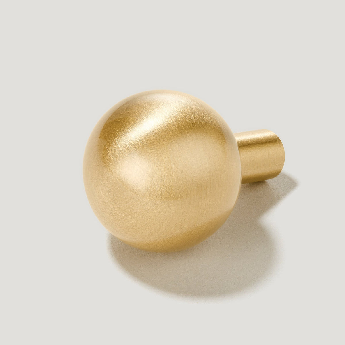 Brass Sphere Knob Round Brass Knobs Plank Hardware
