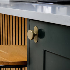 Plank Hardware HUDSON Shaker Cabinet Knob - Aged Brass