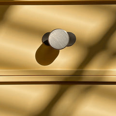 Plank Hardware HUDSON Shaker Cabinet Knob - Antique Brass