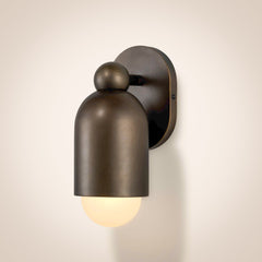 Plank Hardware JENSEN Single Wall Sconce - Antique Brass