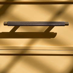 Plank Hardware KEPLER Knurled T-Bar Pull - Antique Brass