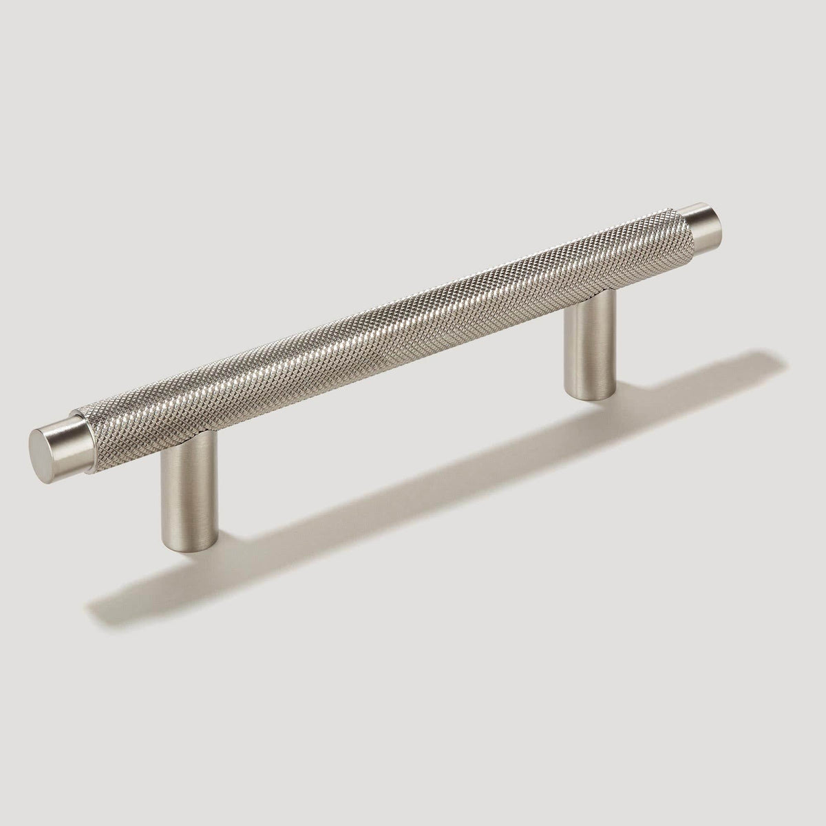 Stainless Steel Knurled T Bar Cabinet Pull | Silver Cabinet Pulls