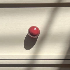 Plank Hardware KOJI Round Cabinet Knob - Burgundy
