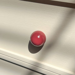 Plank Hardware KOJI Round Cabinet Knob - Burgundy