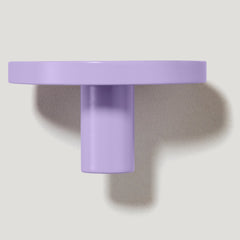 Plank Hardware lovell circular cabinet knob soft lilac 42587925905687