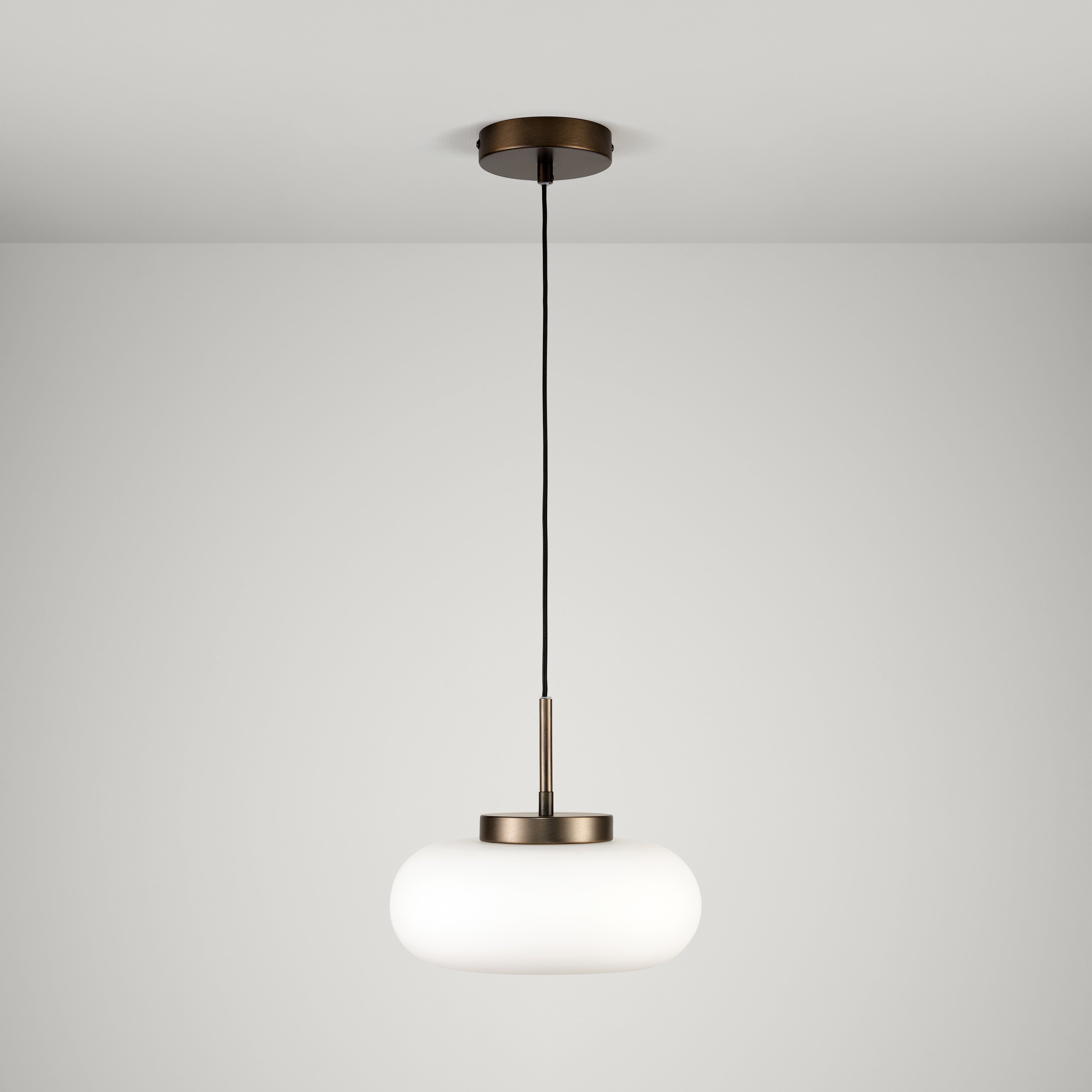Plank Hardware marin glass pendant light antique brass 45872136651031