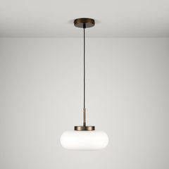 Plank Hardware marin glass pendant light antique brass 45872136651031