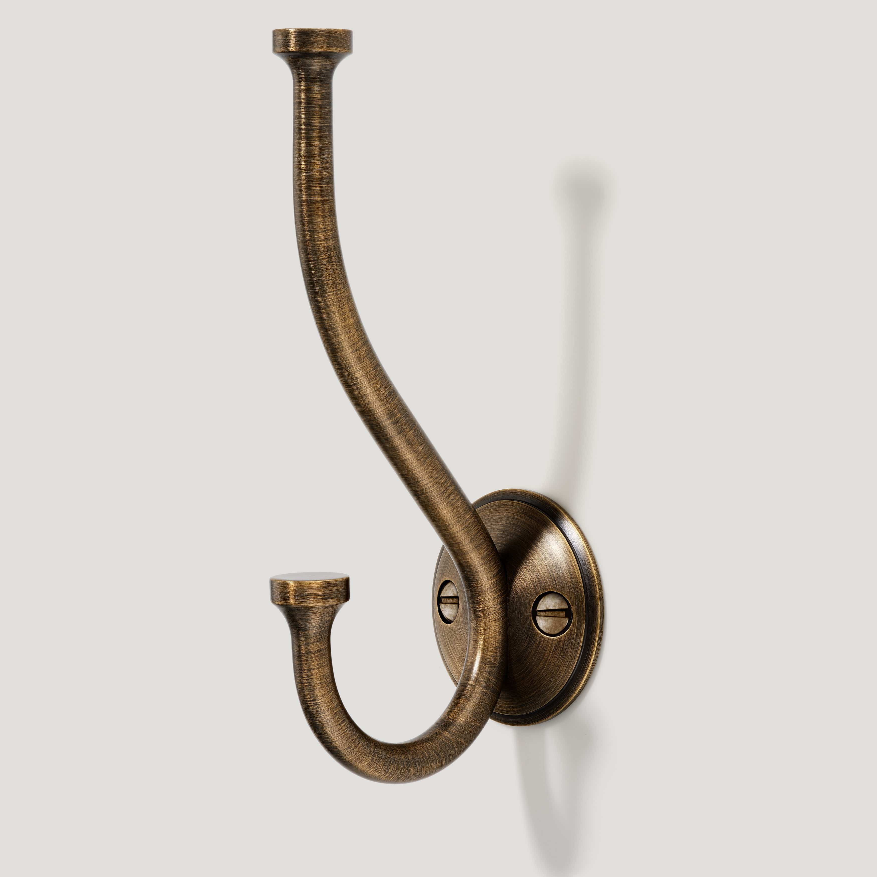 Plank Hardware:Brass Hooks and Rails for Smart Storage Ideas