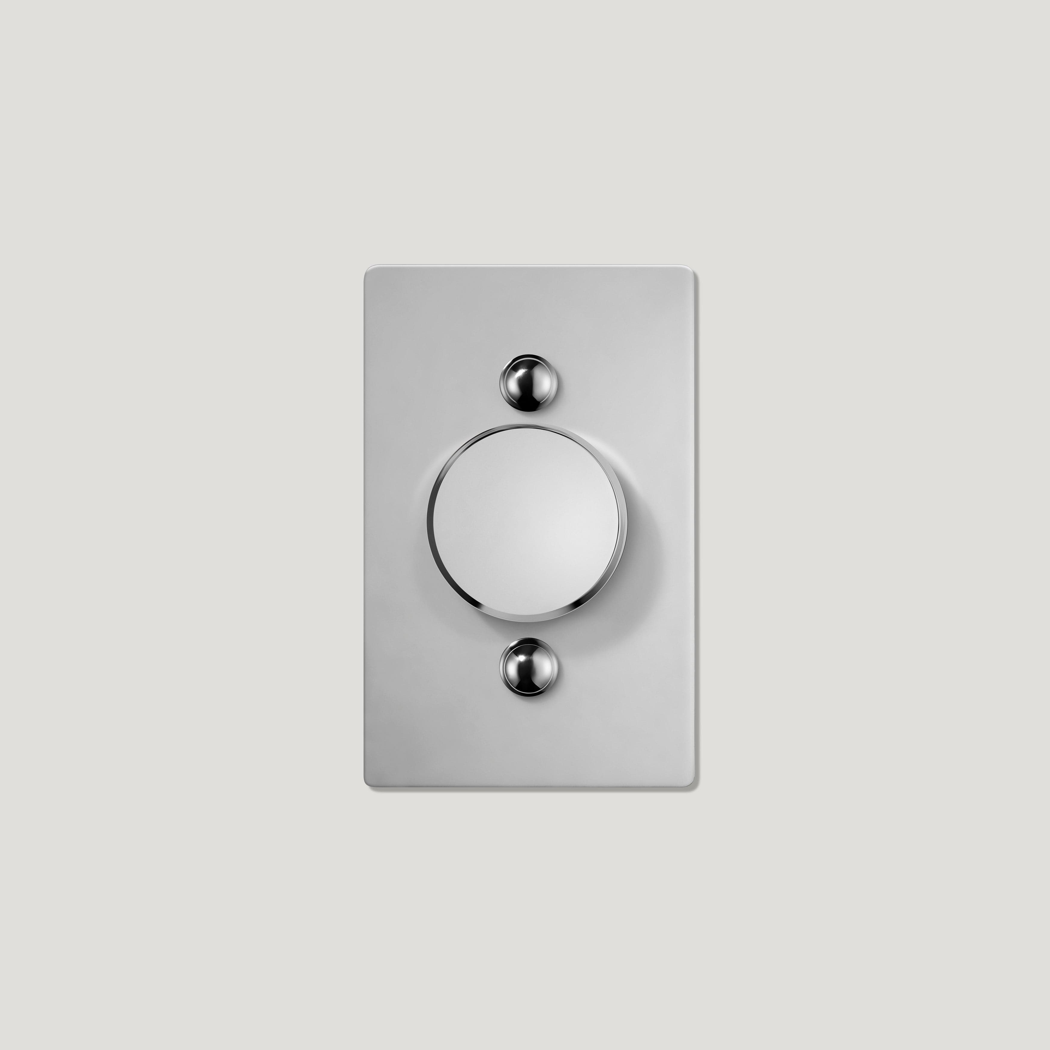 Polished Nickel Rotary Dimmer Switch