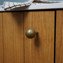 HALLEY Ball Cabinet Knob - Aged Brass