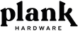 Plank Hardware Black Logo with Transparent Background