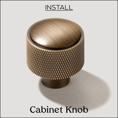 Plank Hardware Cabinet Knob Installation Guide