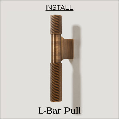 Plank Hardware L Bar Pull Installation Guide