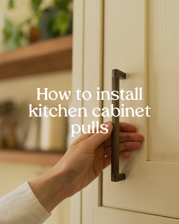 Article on how to install kitchen cabinet pulls