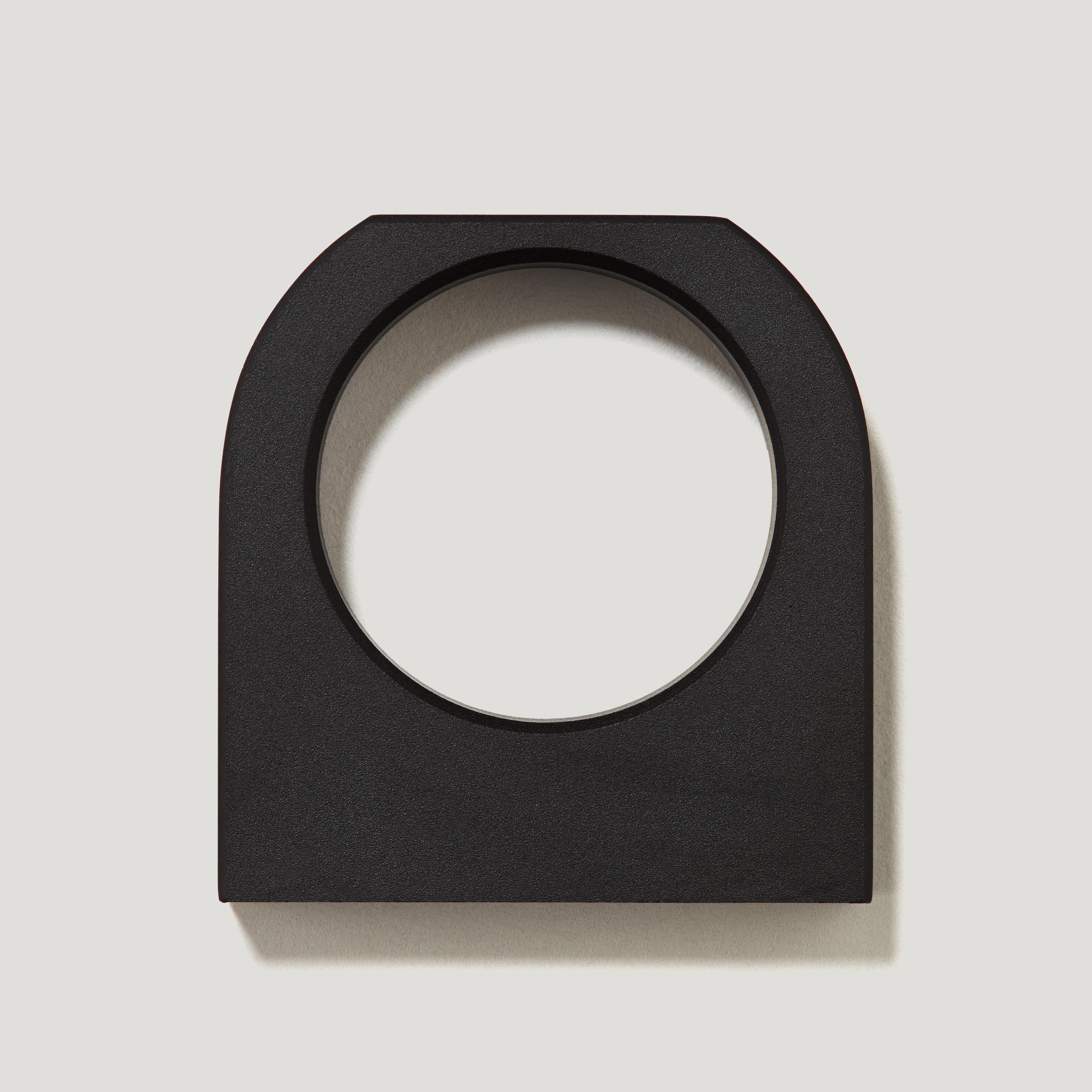 Plank Hardware 1.57'' (1.26'' CC) KNIGHT Cabinet Ring Pull - Black