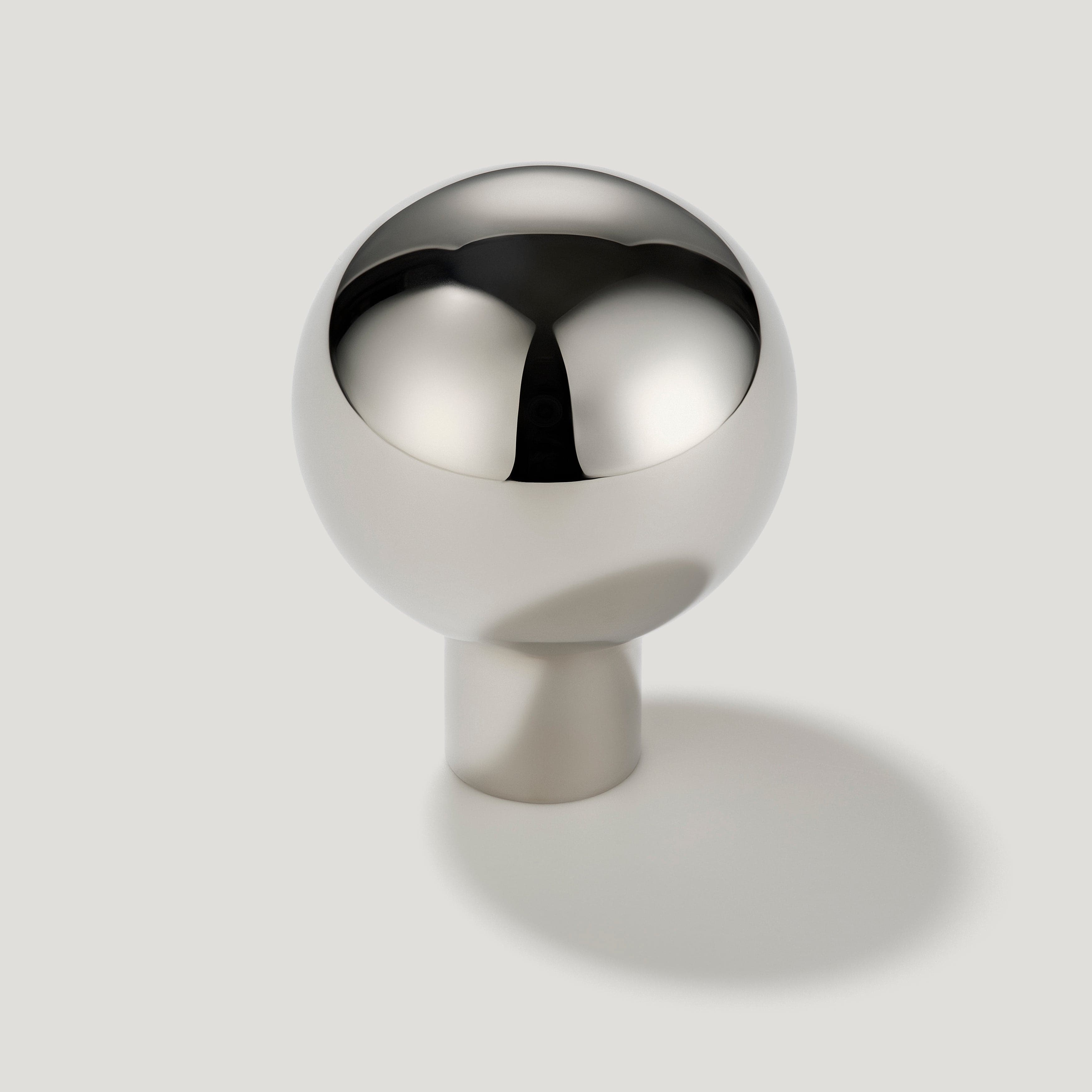 Plank Hardware 1" BOBBIN 25mm Knob - Polished Nickel