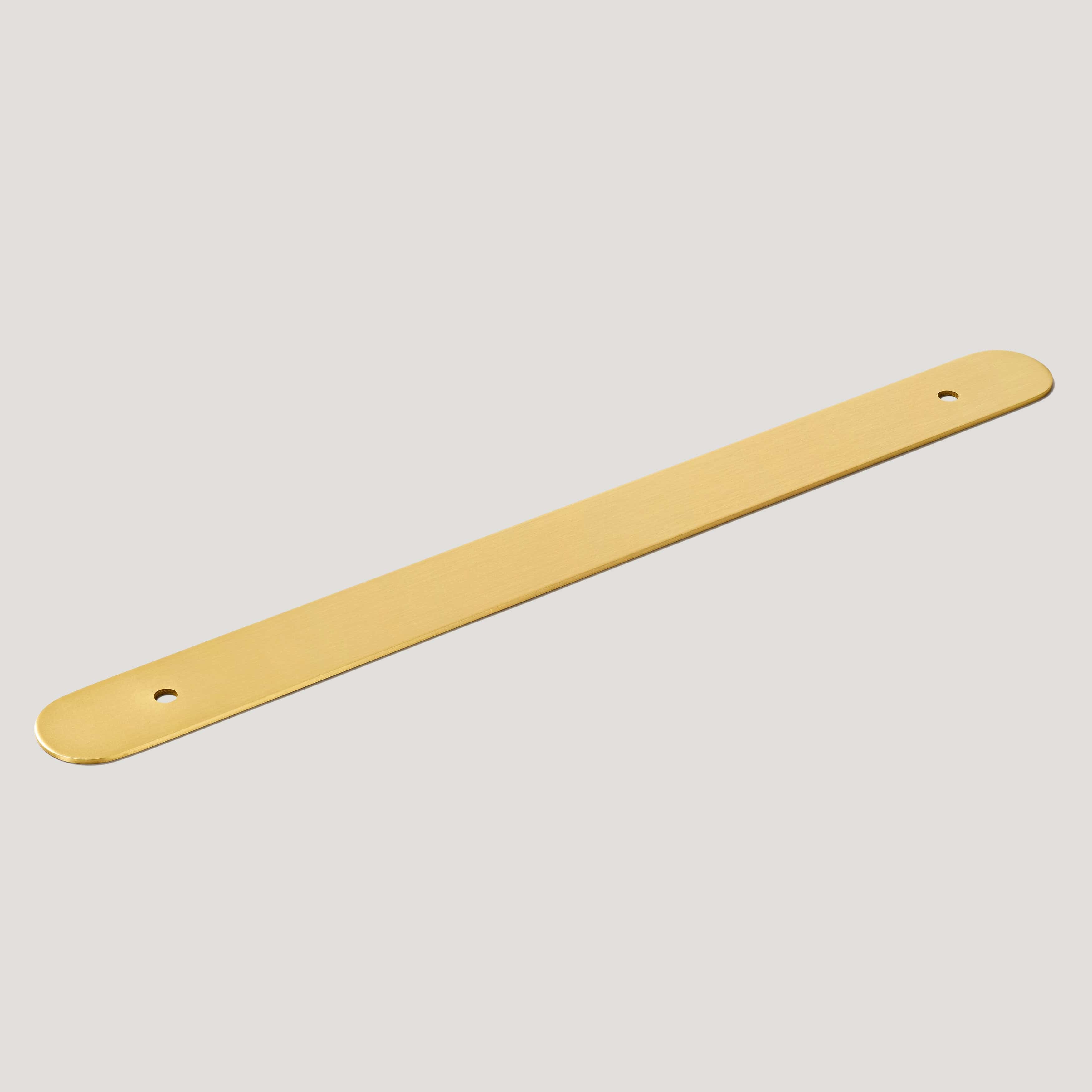 Plank Hardware 11.02" (8.66" CC) COHEN Backplate - Brass