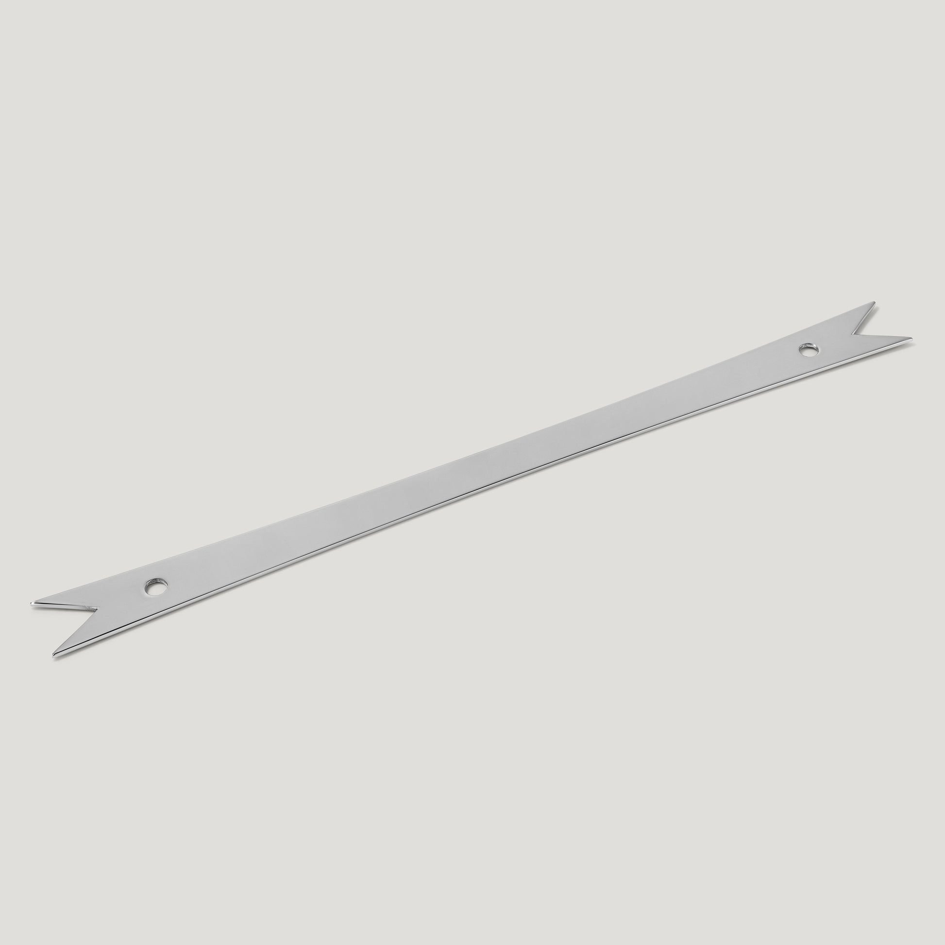 Plank Hardware 11.42" (8.66" CC) ELIZA Ribbon Pull Backplate - Polished Nickel