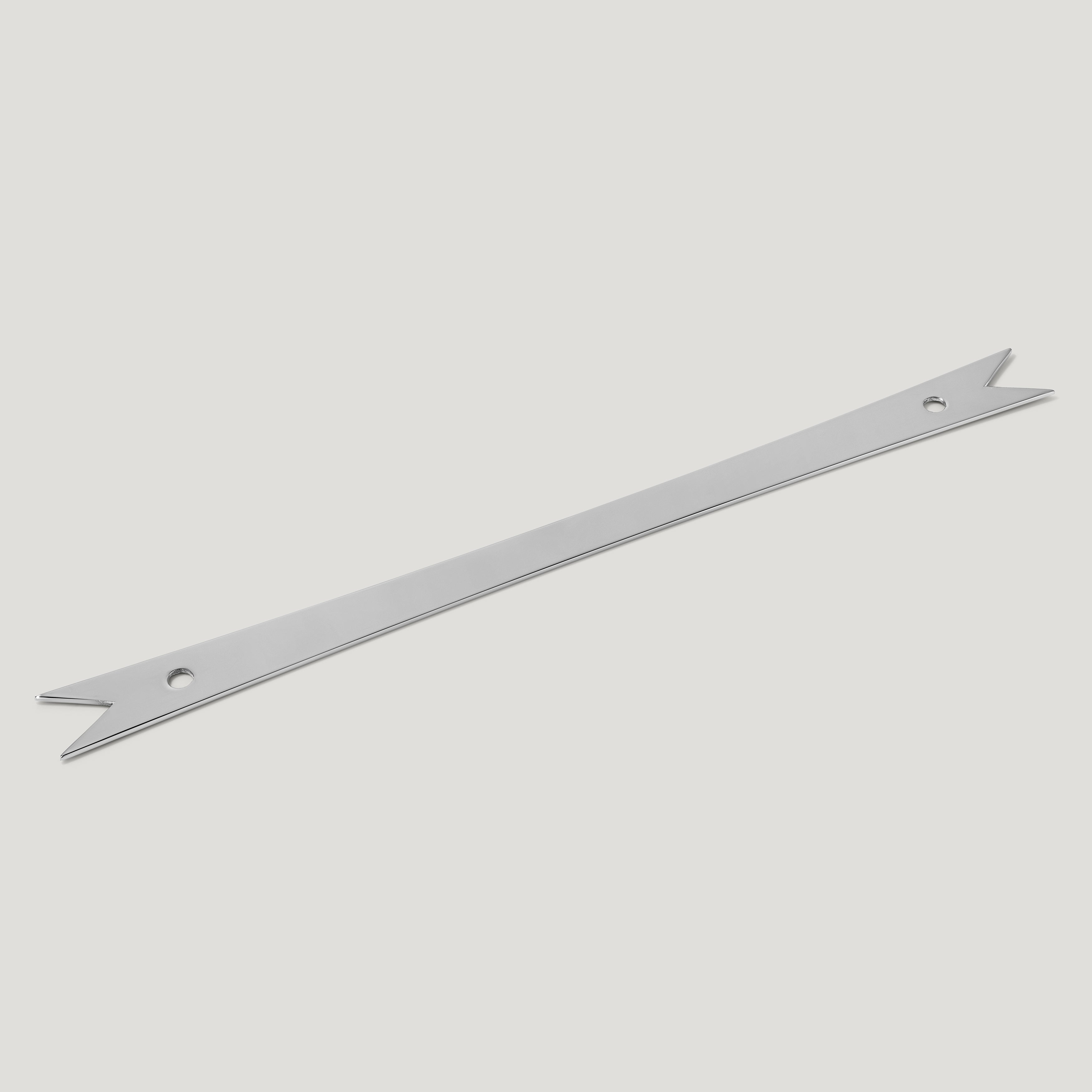 Plank Hardware 11.42" (8.66" CC) ELIZA Ribbon Pull Backplate - Polished Nickel