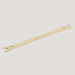ELIZA Ribbon Pull Backplate - Unlacquered Brass