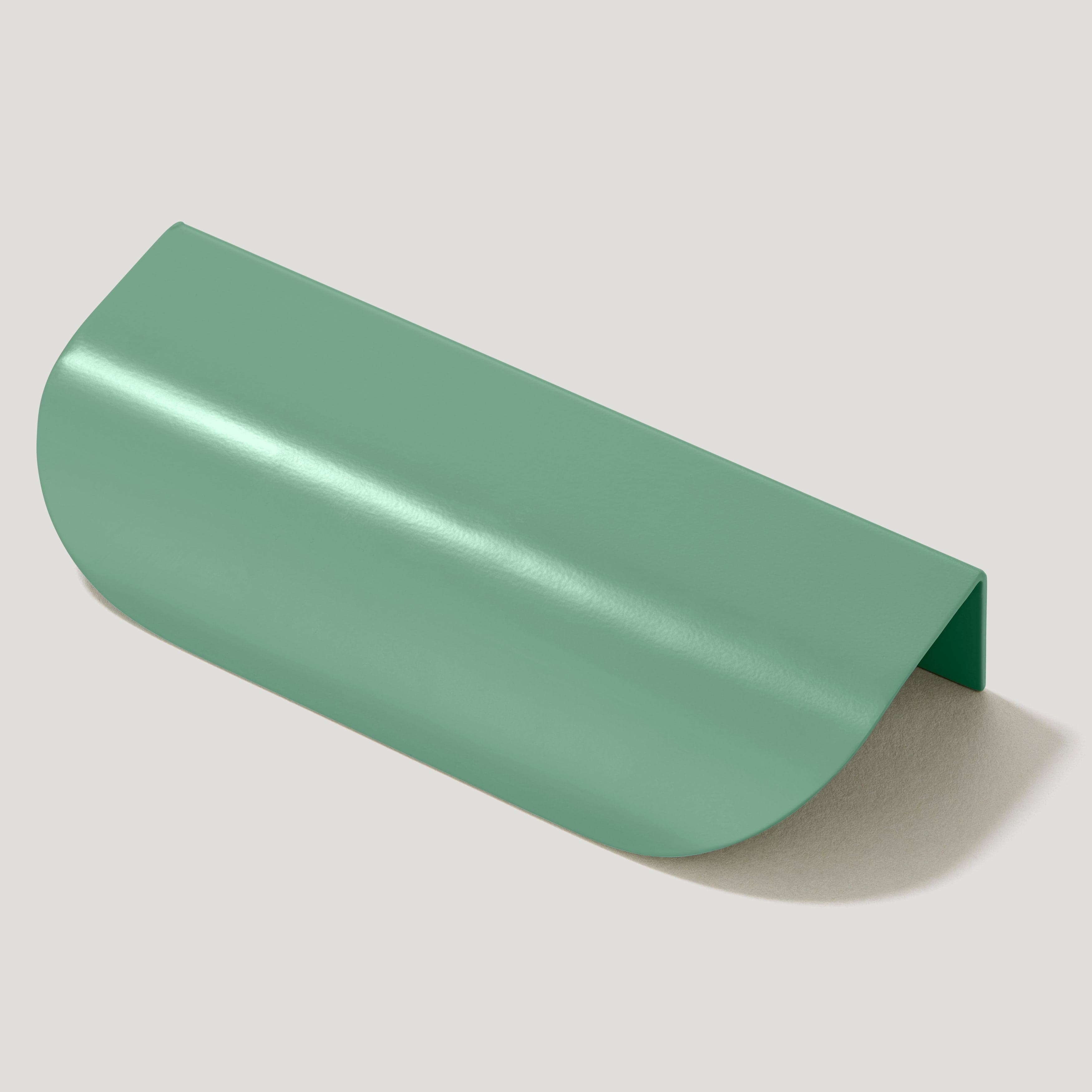 Plank Hardware 123mm MERCURY Curved Lip Pull - Sage Green
