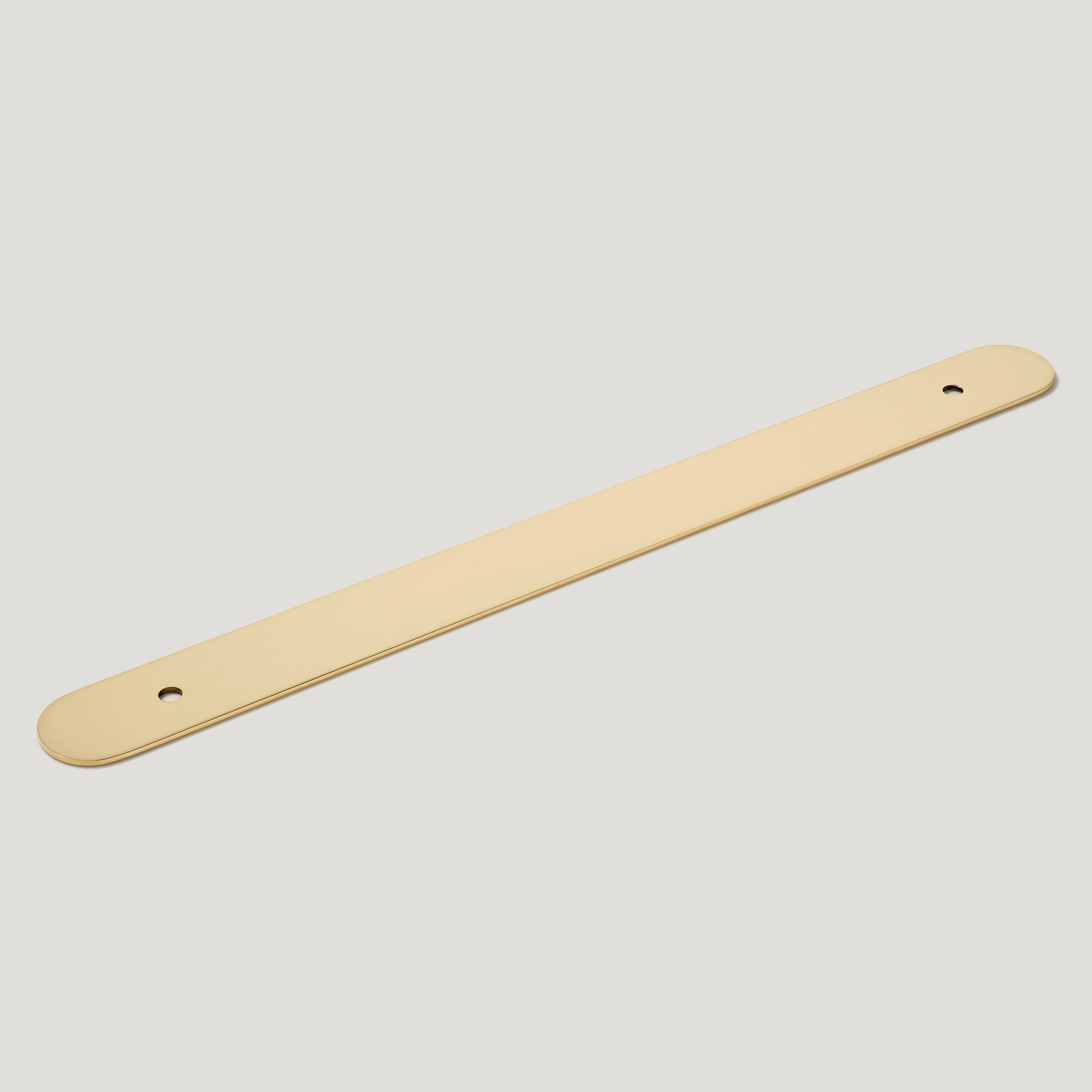Plank Hardware 16.73" (8.66" CC) COHEN Pull Backplate - Unlacquered Brass