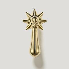 RUTHIE Drop Pull - Unlacquered Brass