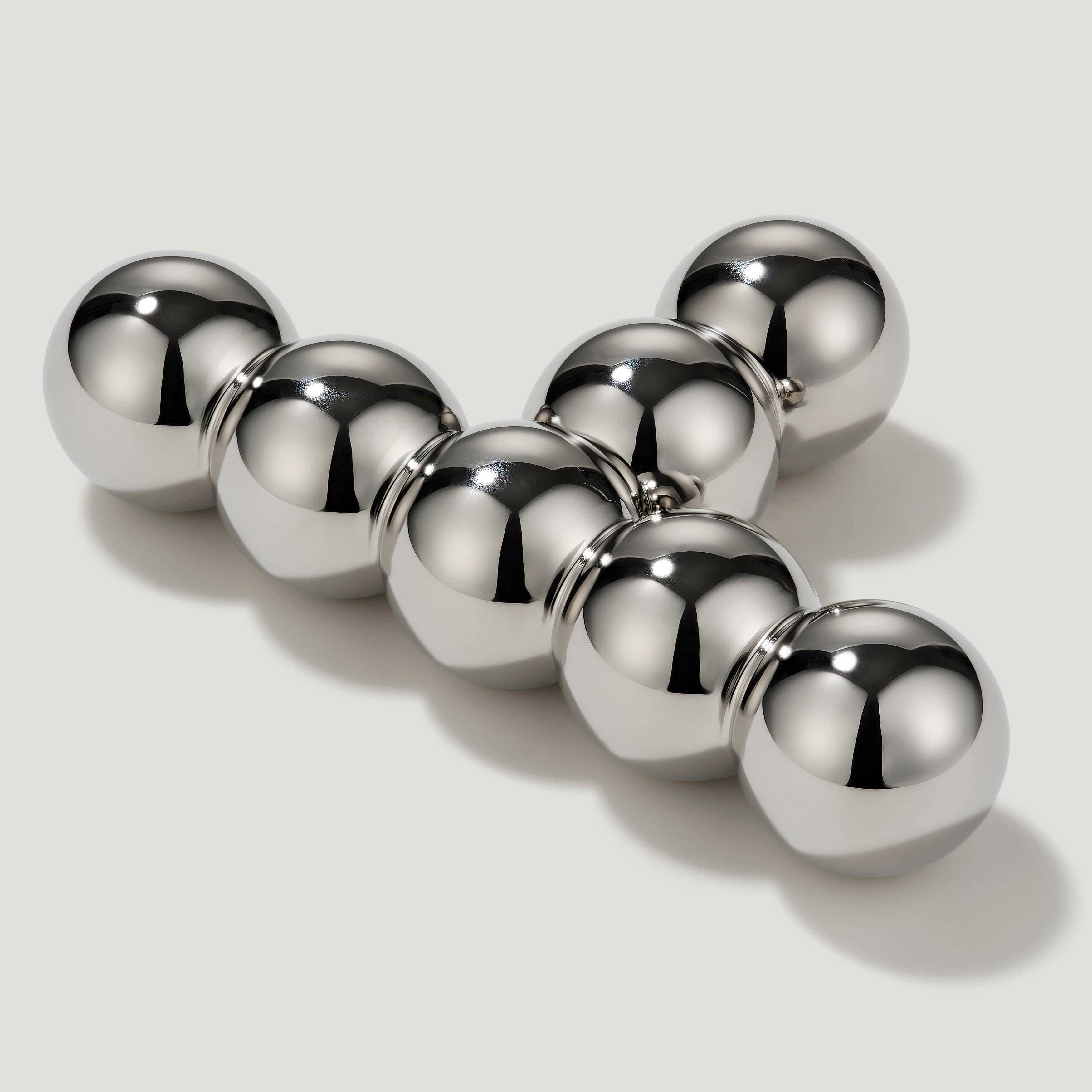 Plank Hardware 2.36" BOBBIN 60mm Single T Pull - Polished Nickel