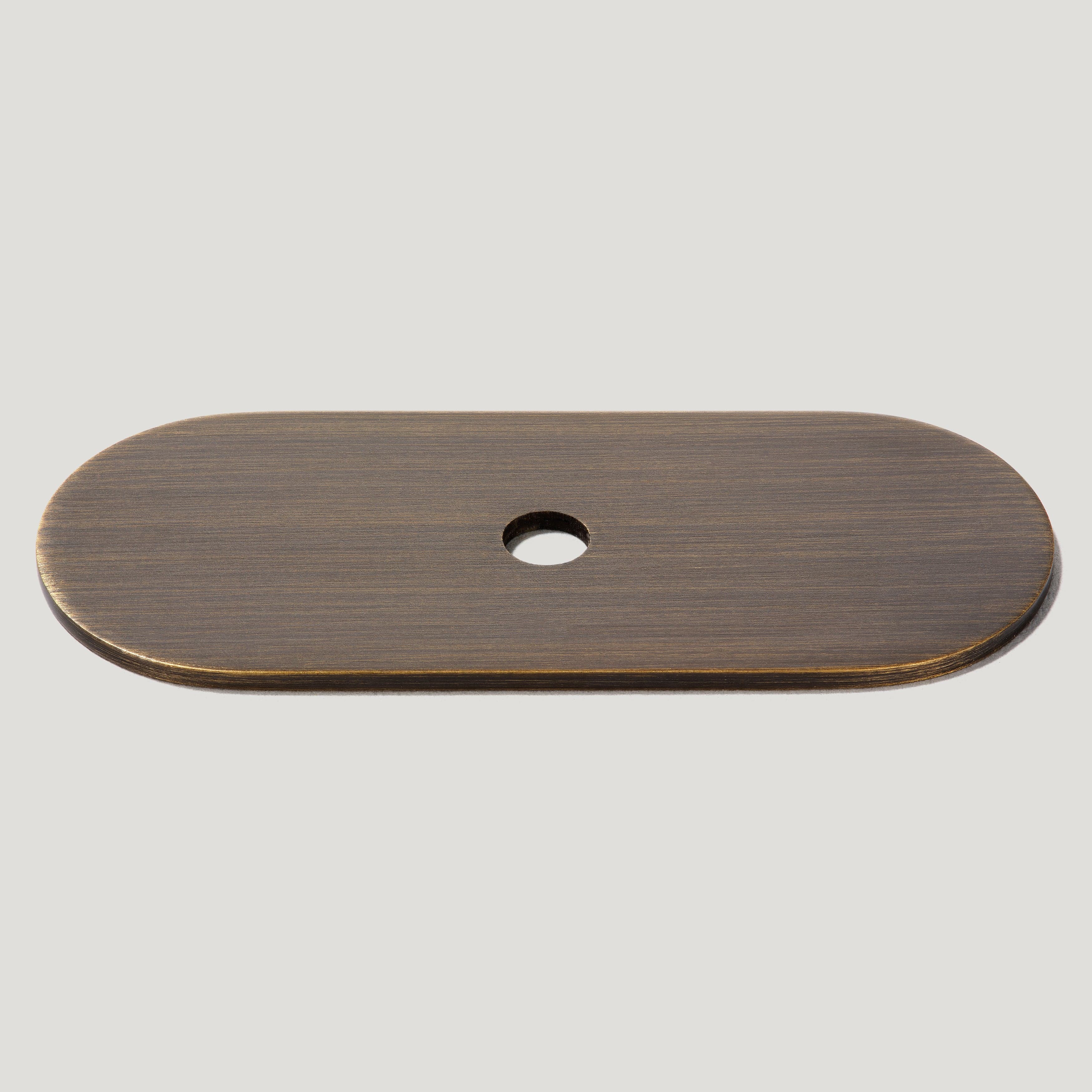 Plank Hardware 2.36" COHEN Knob Backplate - Antique Brass