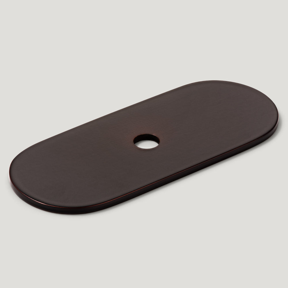 Plank Hardware 2.36" COHEN Knob Backplate - Blackened Bronze