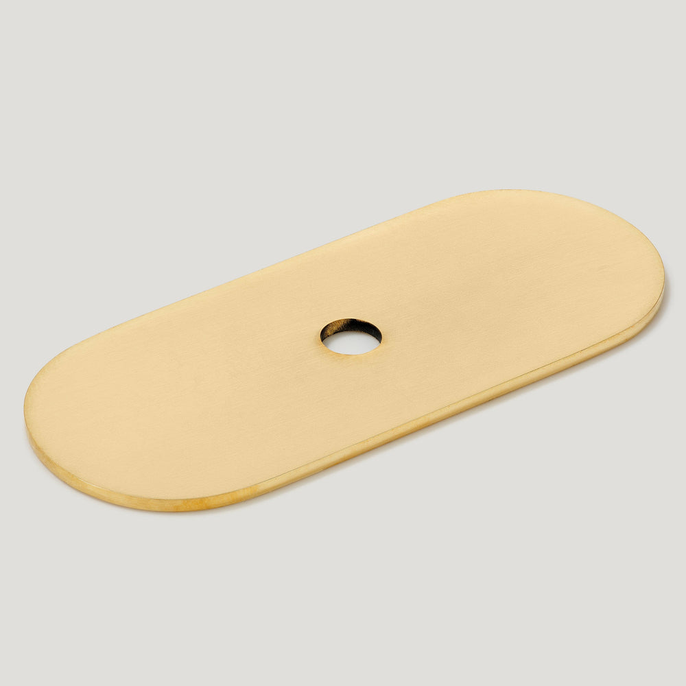 COHEN Knob Backplate - Unlacquered Brass