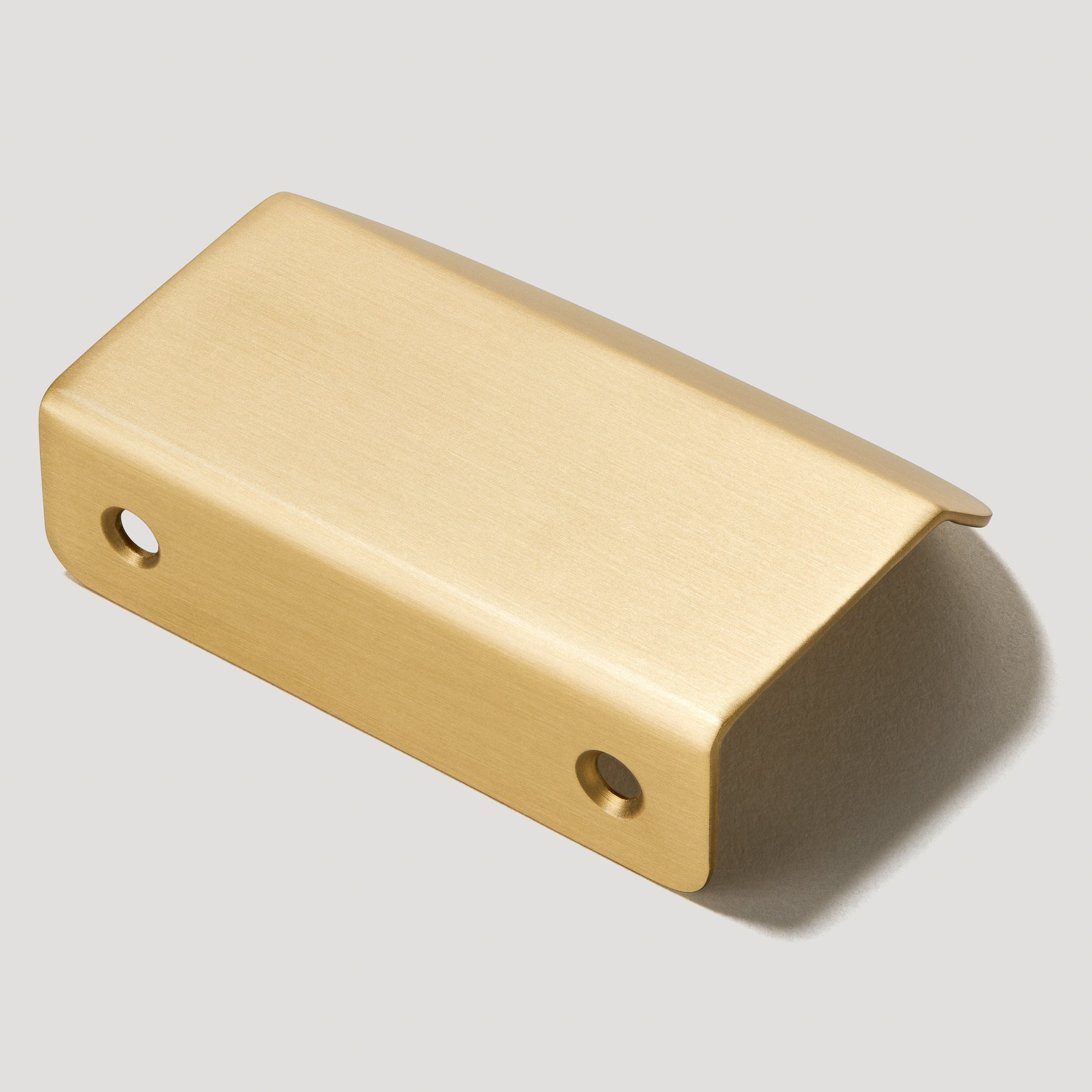 Plank Hardware 2.76'' (1.97'' CC) FOLD Short Edge Pull - Brass