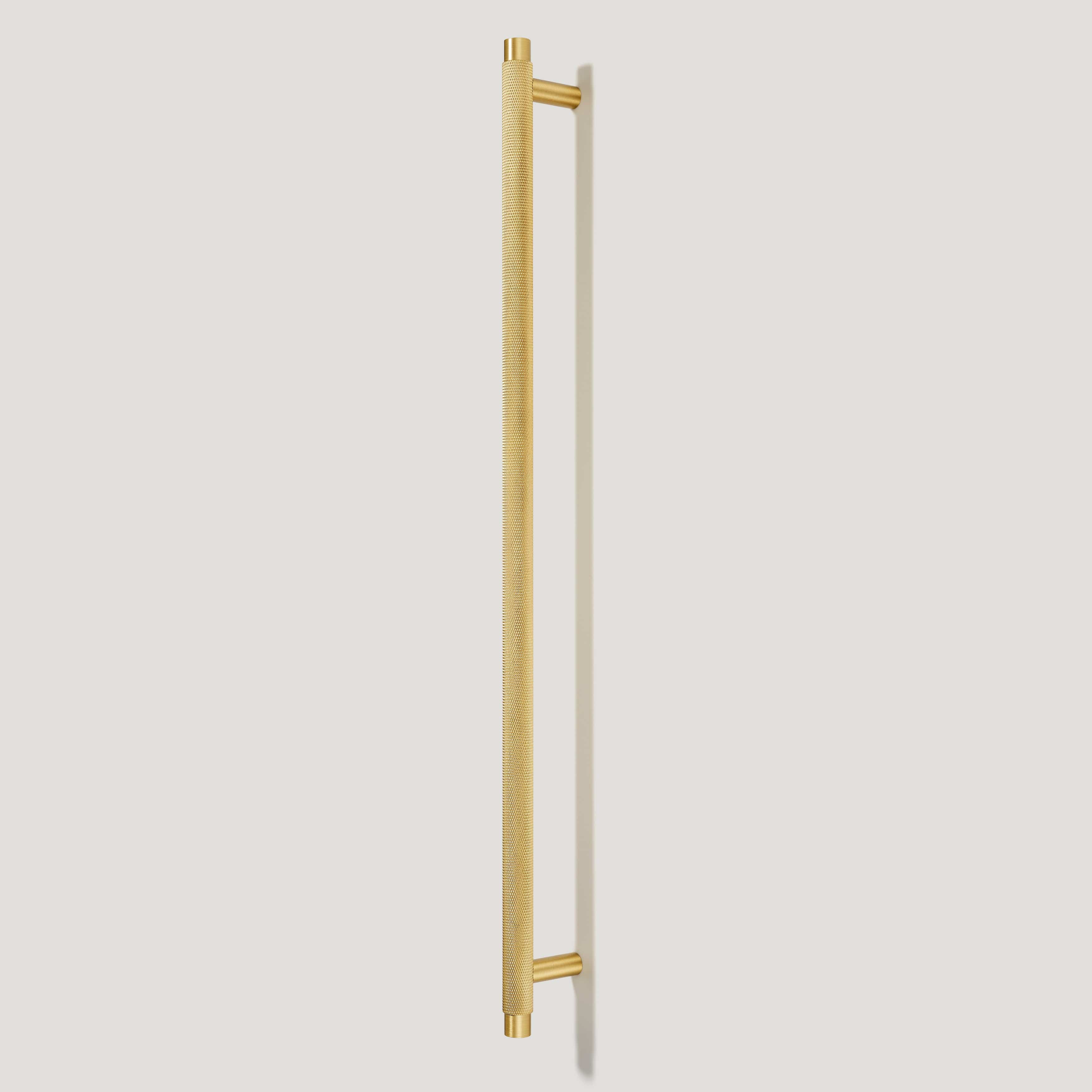 Plank Hardware 20.16" (18" CC) / Pull Only KEPLER Knurled Appliance Pull - Brass