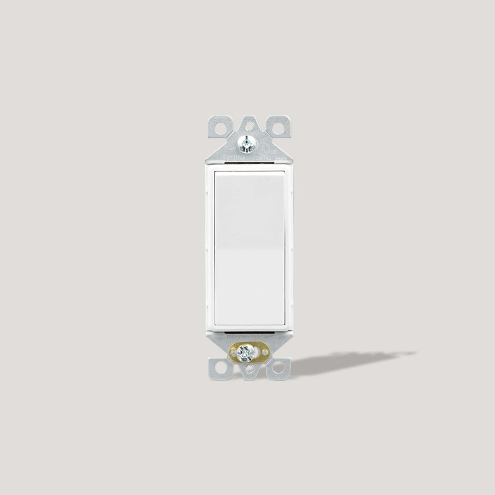 3 Way Rocker Switch - White