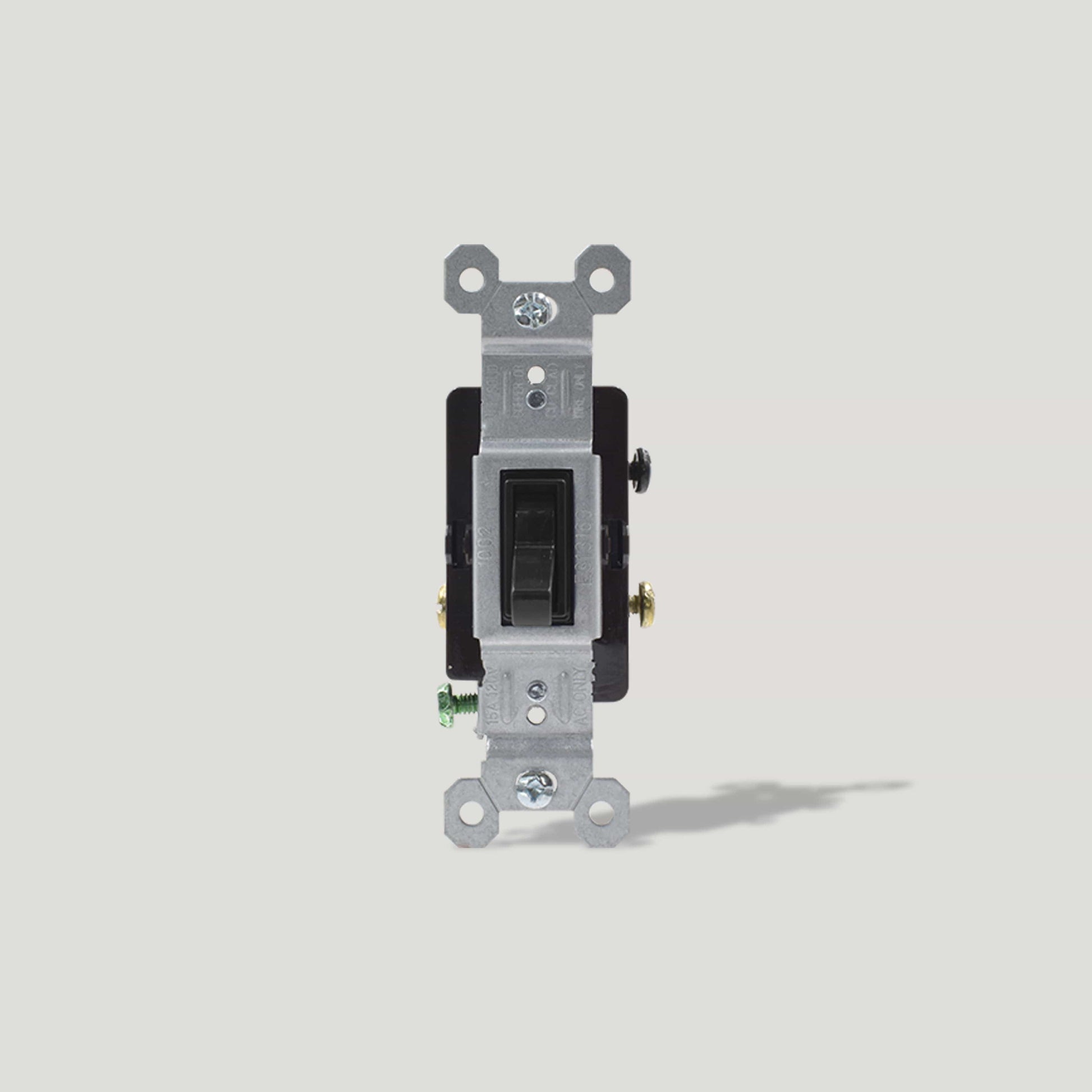 Plank Hardware 3 Way Toggle Switch - Black