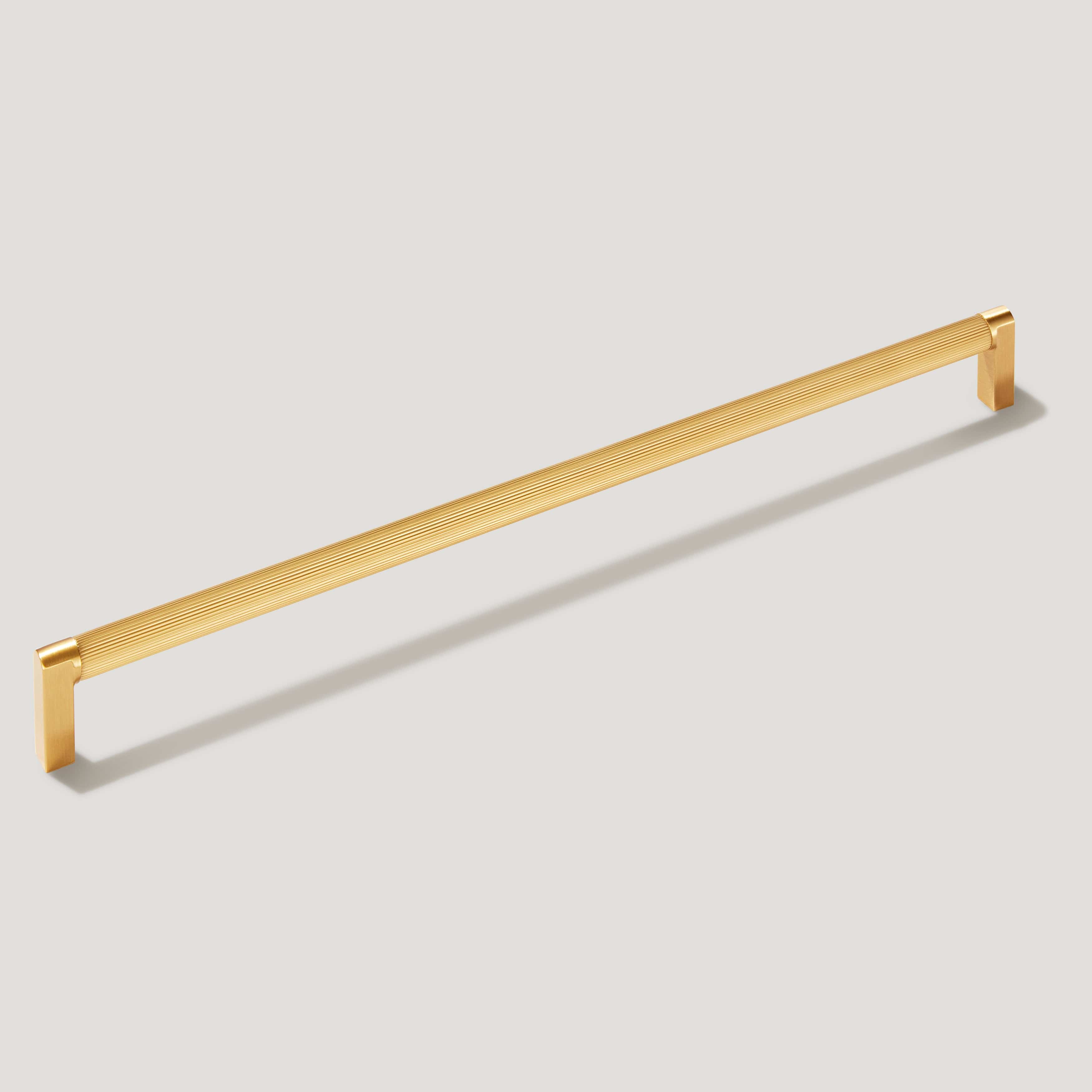 Plank Hardware 375mm (365mm CC) BECKER D Bar Handle - Brass