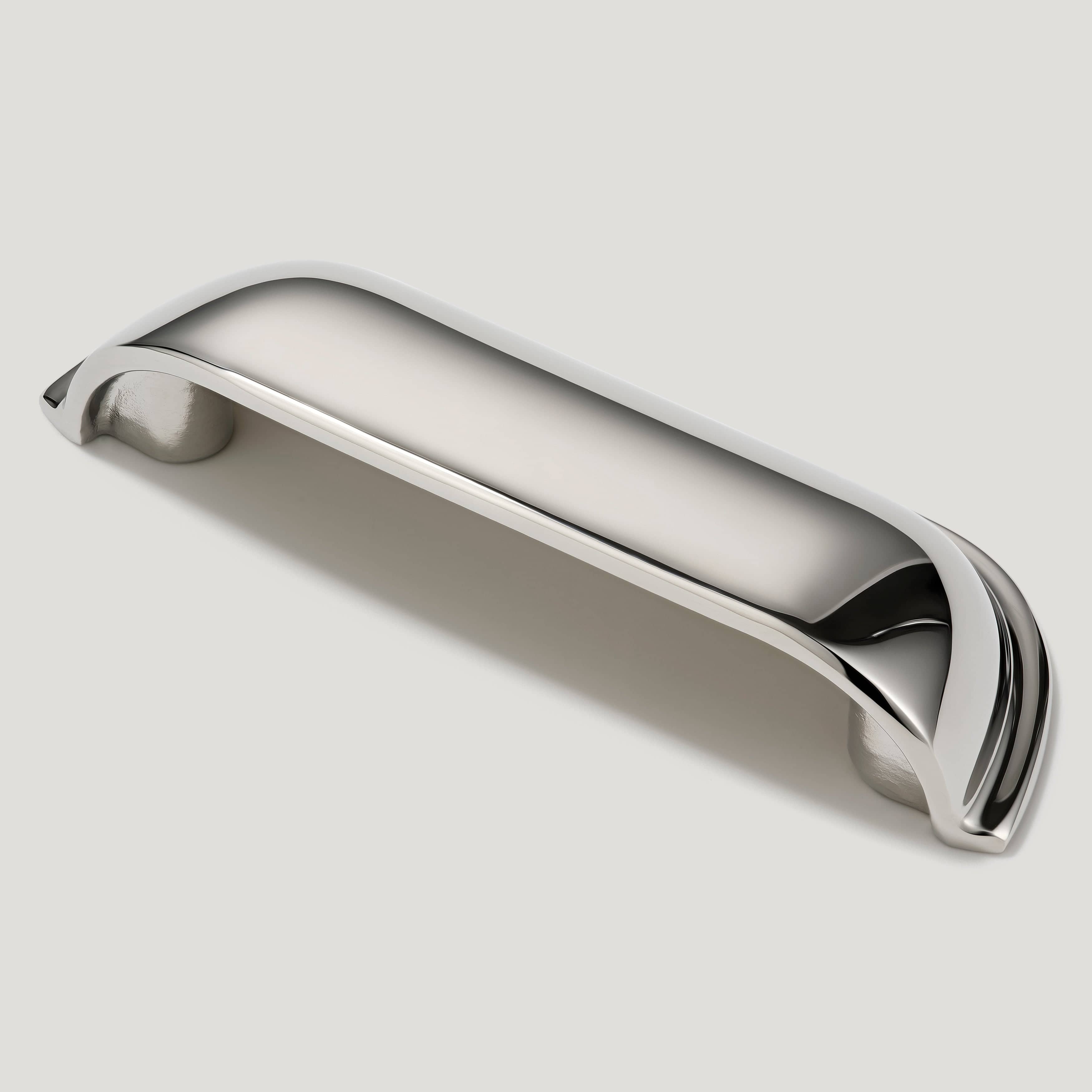 Plank Hardware 4.04" (2.99" CC) ALBANY 102mm Cup Pull - Polished Nickel