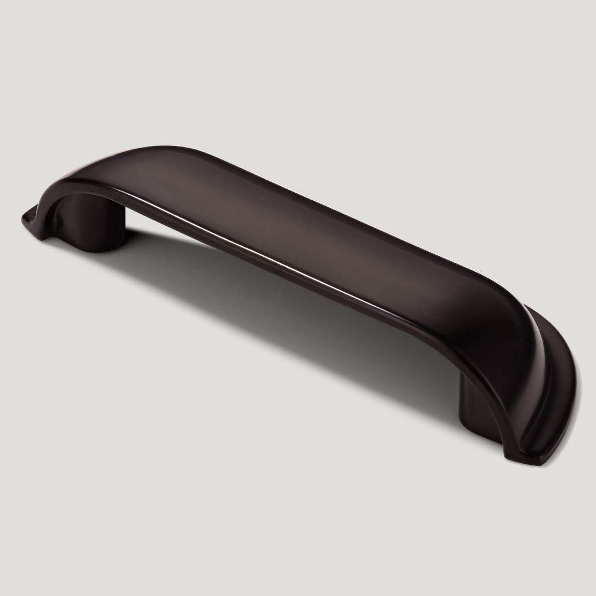 Plank Hardware 4" (3" CC) GRAYSON Cup Pull - Blackened Bronze