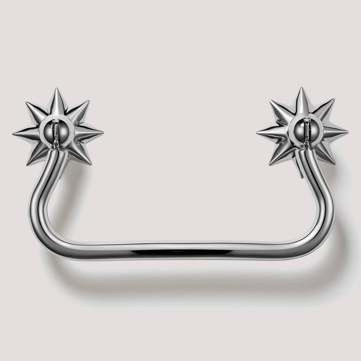 Plank Hardware 4.33" (3.78" CC) / With Polished Nickel Backplate OLSON Swing Pull - Polished Nickel