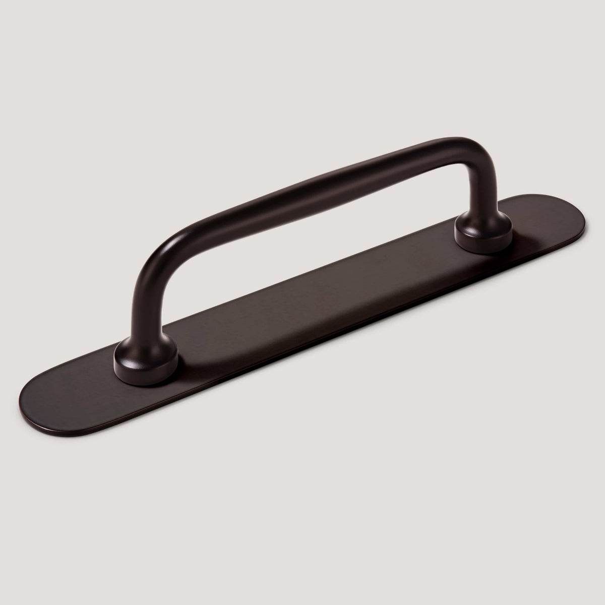 Plank Hardware 4.37" (3.78" CC) / With Backplate GRAYSON Pull - Blackened Bronze