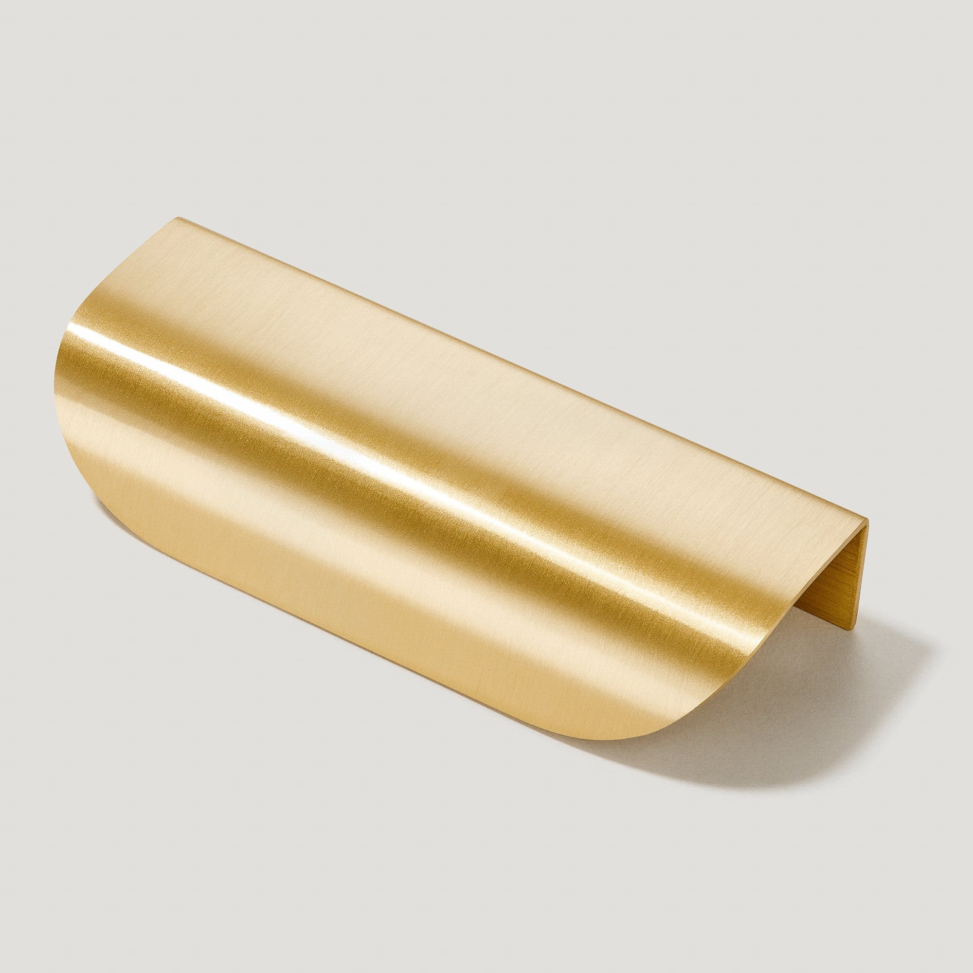 Brass Lip Cabinet Pull  Modern Cabinet Lip Pulls – Plank Hardware